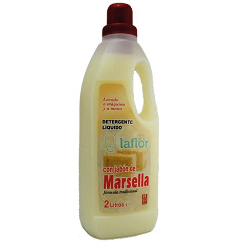 Detergente Liquido Jabon De Marsella Lts Laflor Es