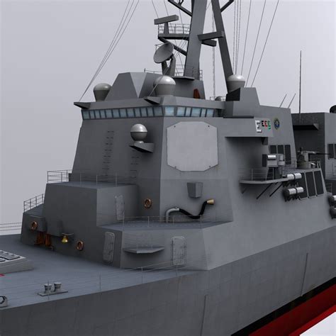 Uss Gridley Ddg Arleigh Burke Class Destroyer D Model