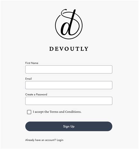 How do I create an account on Devoutly? – Devoutly