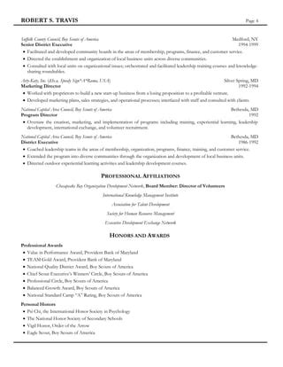 Curriculum Vitae Robert S Travis Pdf