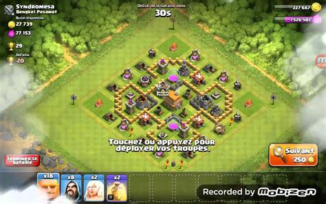 Petite présentation Attaque clash of clans YouTube