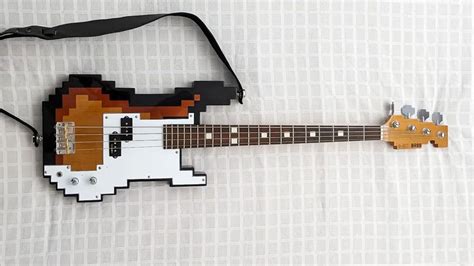 This Luthier Has Built A Video Game Inspired Pixelated ‘8 Bit Bass’ Guitar World