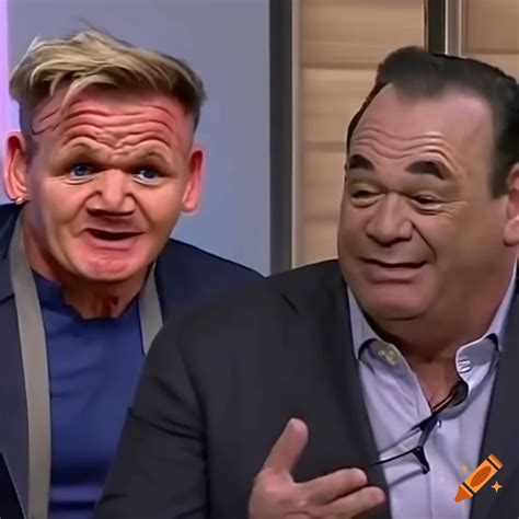 Gordon Ramsay And John Taffer In A Kitchen On Craiyon