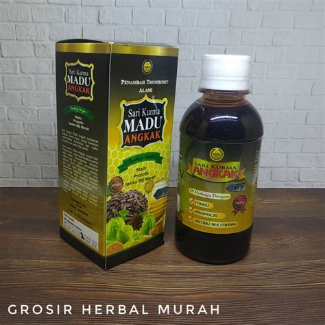 Jual Sari Madu Kurma Angkak Plus Propolis Jambu Biji DBD Demam