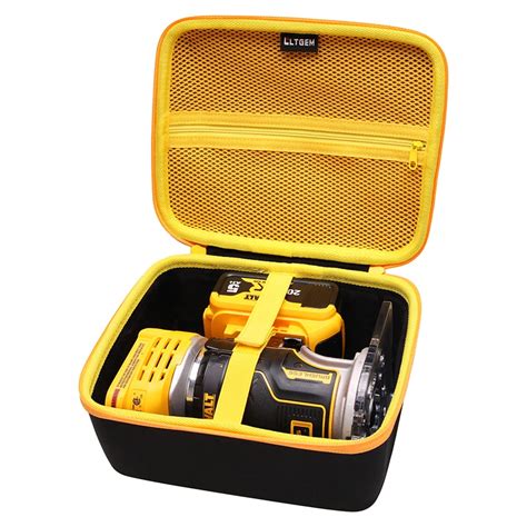 LTGEM EVA Hard Case For DEWALT 20V Max XR Cordless Router DCW600B