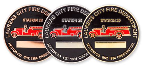 Service Award Pins for Fire Departments Say Thank You for Many Years of Volunteering - Signature ...