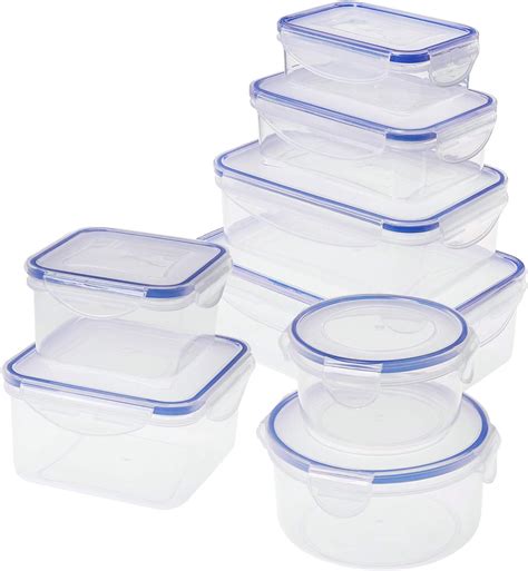 SIKITUT Boîte Alimentaire Plastique Lot de 8 Boîtes de Conservation