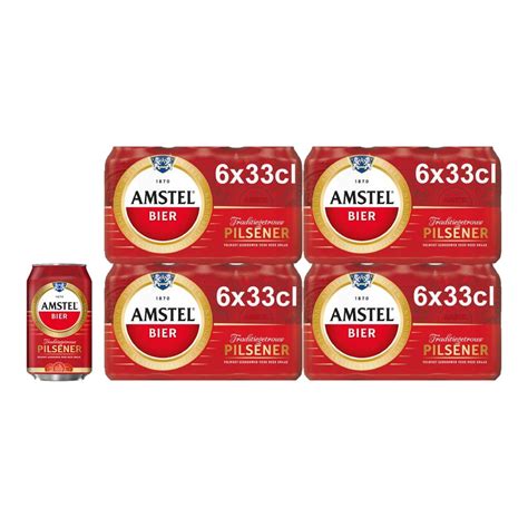 Amstel Pilsener 4 Multipacks X 6 Blikjes X 33 Cl Sligro Nl