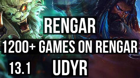 Rengar Vs Udyr Jng M Mastery Games Legendary