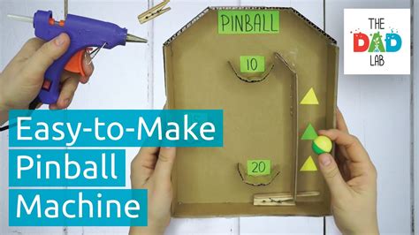 Cardboard Pinball Machine Template