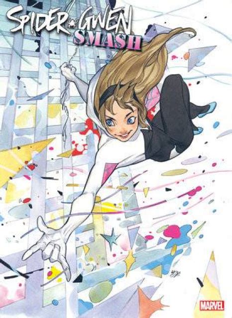 Spider Gwen Smash Peach Momoko Foil Cover Fresh Comics