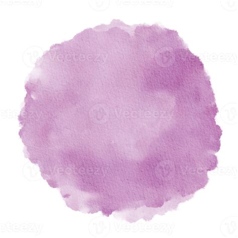 Pastel Light Purple Watercolor Paint Stain Background Circle 17223020 PNG