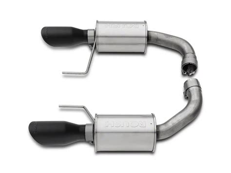 Roush Mustang Axle Back Exhaust With Black Tips Blk