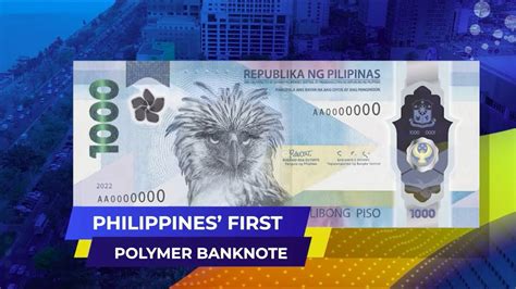 1000 Piso Polymer Banknote Features YouTube