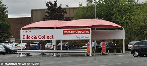 Tesco To Open The Uk S First Drive Thru Store Daily Mail Online