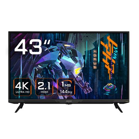 Monitor Gaming Gigabyte Led Fv U K Uhd Ms Hz Va Hdr Hdmi