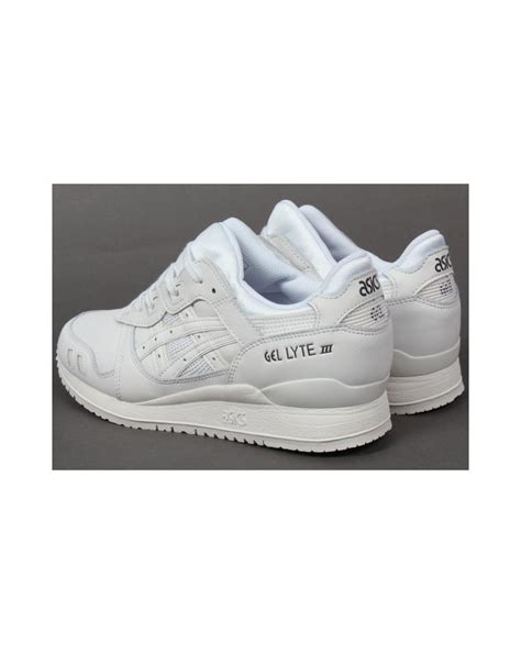 Asics Gel Lyte Iii Trainers White White 3 Shoes Sneakers Runners