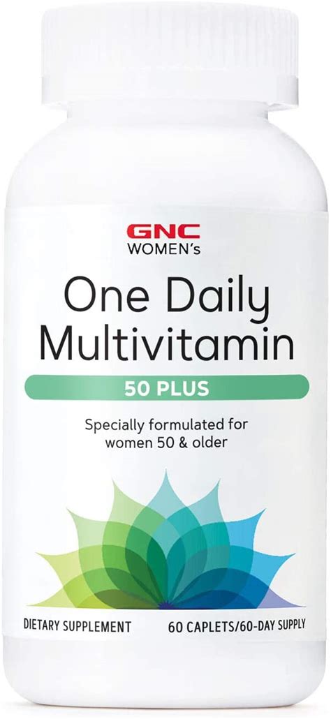 GNC Women's Multivitamin 50 Plus One Daily Multivitamin Combat Cell Aging 60 Cap 48107207700 | eBay