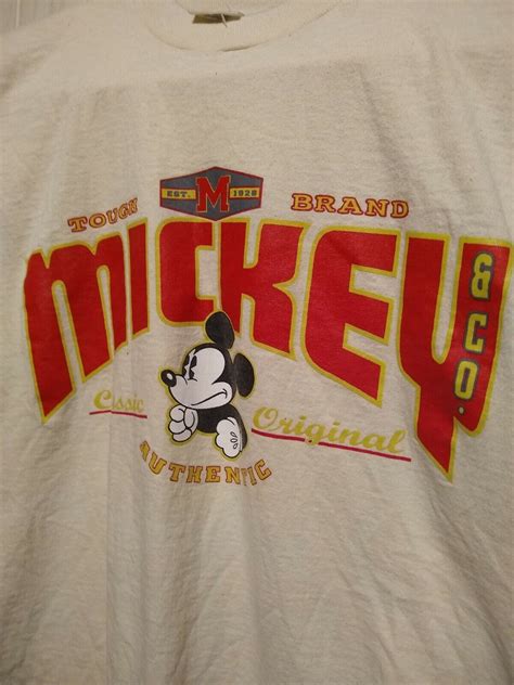 Vintage Disneyland Mickey Mouse And Co T Shirt Single S… Gem