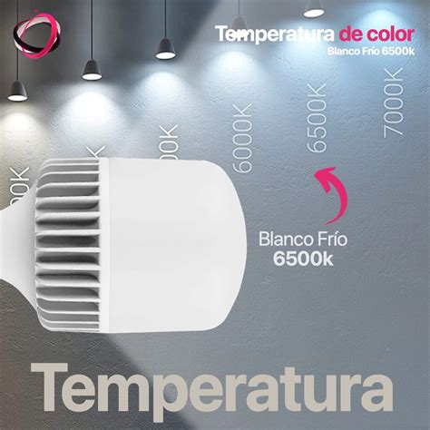 Lámpara Galponera Led 40w 220w Candela High Power 7313 Color De La