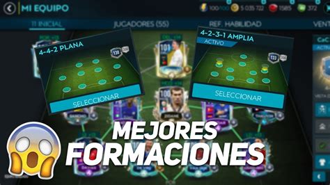 Las Mejores Formaciones Para Fifa Mobile Youtube