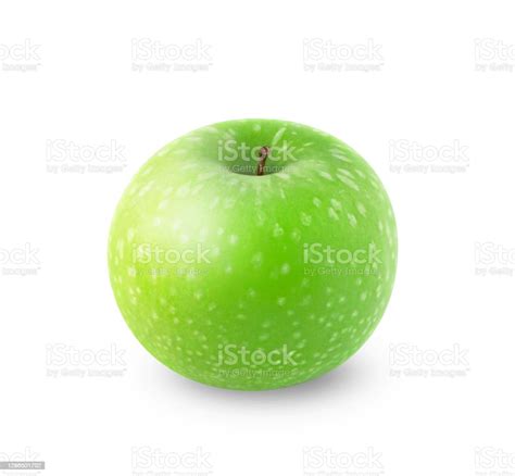 Green Apple Fruit Isolated On White Background Stock Illustration