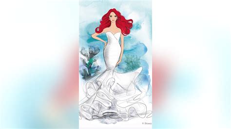 Disney Collection Ariel Wedding Dresses