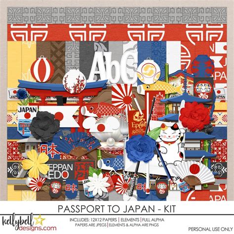 Passport To Japan Kit - Kellybell Designs