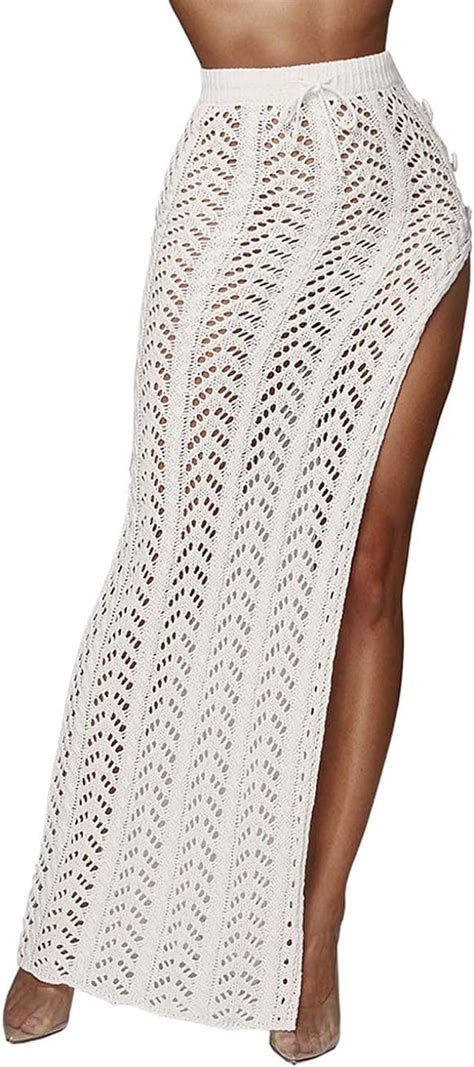 Damen H Kelrock Strand Cover Up R Cke Sexy Hohe Taille Aush Hlen Lang