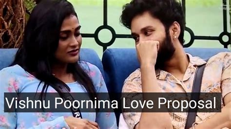 Bigg Boss 2nd November 2023 Vishnu Poornima Love Proposal YouTube