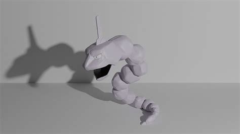 Onyx Pokemon 3d Print Model 3d Model 3d Printable Cgtrader