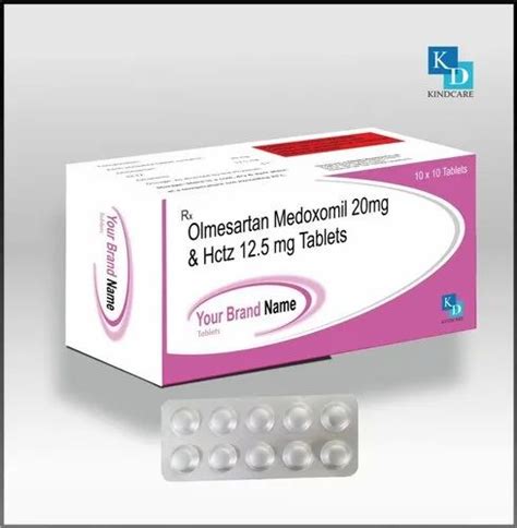 Your Brand Olmesartan Medoxomil Mg Hctz Mg Tablets