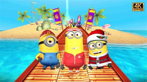 Santa Minion Sage Carl Minion And Sporty Kevin Minion On A Special Mission 10th Anniversary