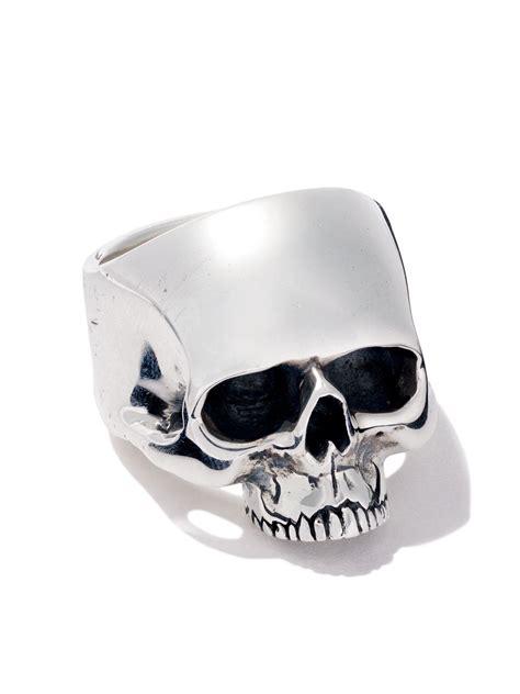 The Great Frog Jawless Medium Anatomical Skull Ring Farfetch