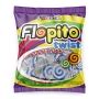 Pirulito Psicodélico Azul e Branco Flopito Twist 450g