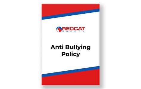 Anti Bullying Policy Redcat Safety