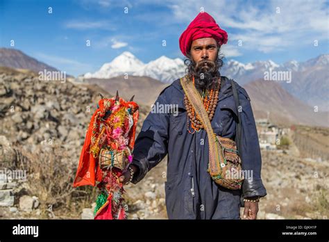 Nepal, Dhaulagiri, Yogi Stock Photo - Alamy