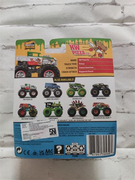 Hot Wheels Monster Trucks Hw Pizza Co Hobbies Toys Toys Games On Carousell