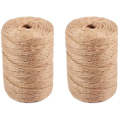 Rouleaux De Ficelle De Jute Tress Corde De Jute Naturel Pour