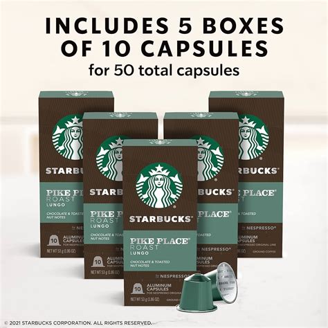 Starbucks By Nespresso Original Line Variety Pack Capsules 60 OFF