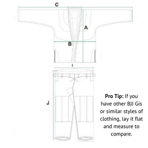 Women's BJJ Gi ~ Size Charts (Submission Shark)