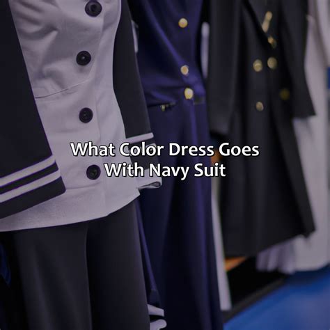 What Color Dress Goes With Navy Suit Colorscombo