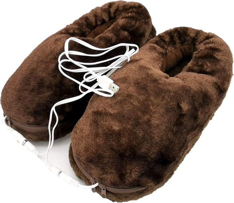 Amazon.com: Heated Slippers Heating Insole Heated Pad for Foot Warmers ...