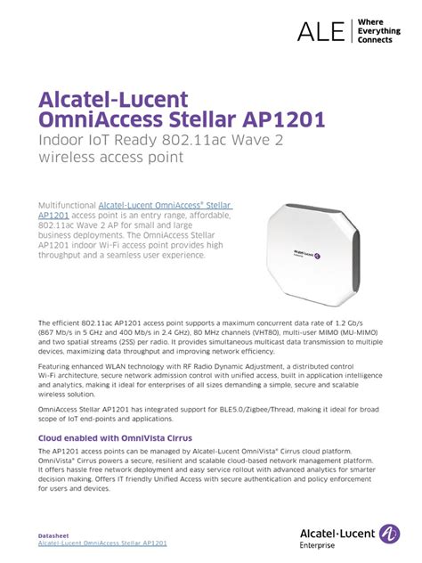 Oaw Ap1201 Datasheet en | PDF | Ieee 802.11 | Wireless Access Point