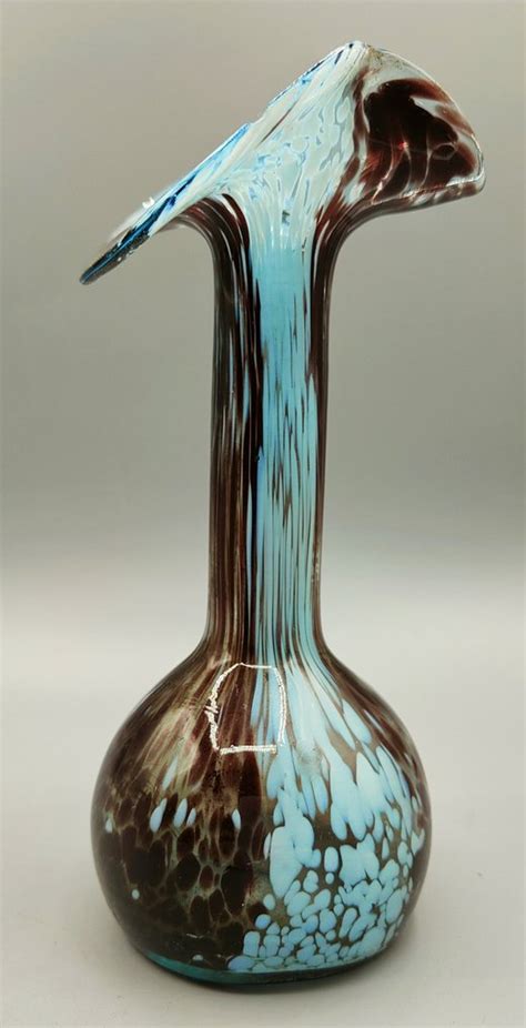 Legras 1839 1916 Clichy Vase Art Nouveau Blown Vase Stork With