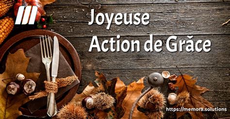 Joyeuse Action de Grâce