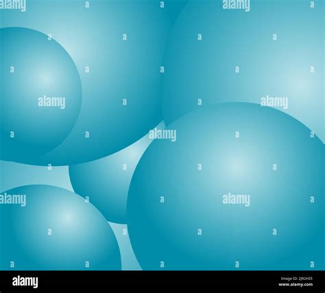 Blue blurry abstract texture with round surround spheres. Background ...
