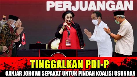 JOKOWI GANJAR DAN PROJO TINGGALKAN PDI P KARENA TAK CEPAT USUNG