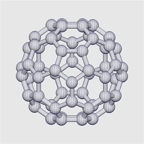 Fullerene c60 3D model | CGTrader