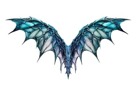 Premium Ai Image Dragon Wing Isolated On A Transparent Background Ai